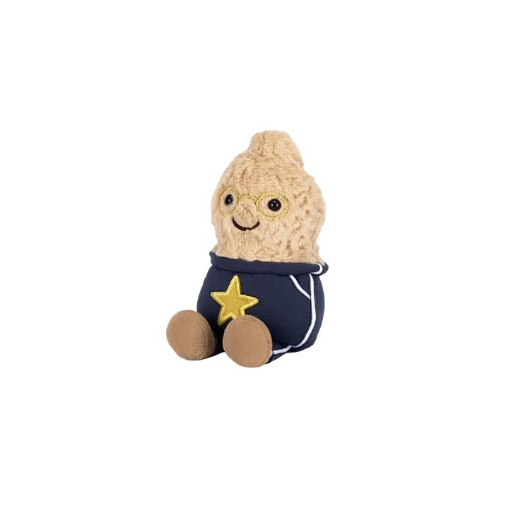 JELLYCAT Fun Food Collection Peanut Stars Students Pack Accompaniment Dolls Plush Doll Small High A6PSP