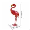 Metall-Flamingo-Statue Dekorationseisen-Ornament Wetterfest Outdoor-Dekoration für Villa,