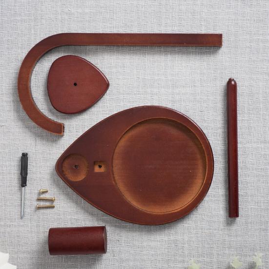 Magnetic Yarn Holder Wooden Yarn Dispenser with Storage Cylinder Yarn Ball