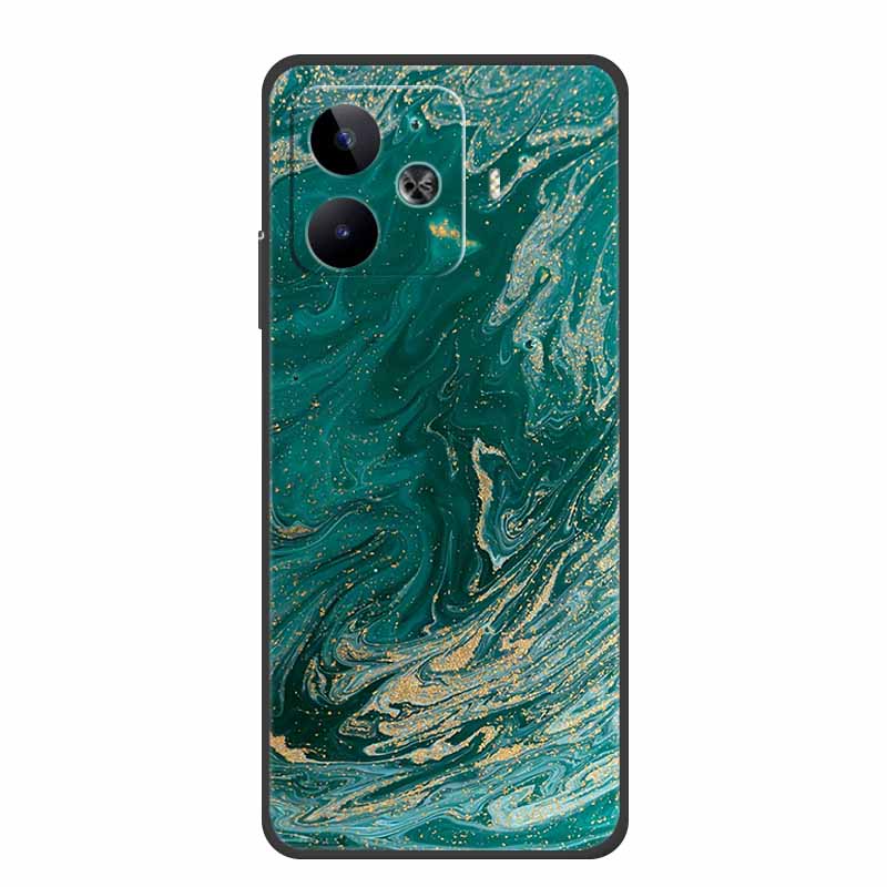 Case For Vivo iQOO Z9 Turbo Marble TPU Soft Silicone Back Cover For iQOOZ9 Turbo V2352A Phone Cases Shockproof Mica Painted Capa