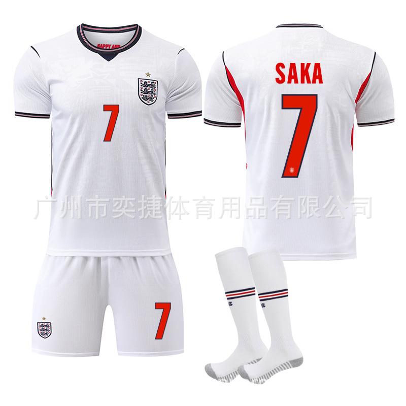 2627 World Cup England Main Jersey No. 9 10 Bellingham No. 20 Football Jersey Adult Children Cross-border Out
