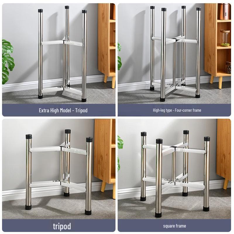 304 Stainless Steel 75cm Kitchen Pot/Bucket Stand