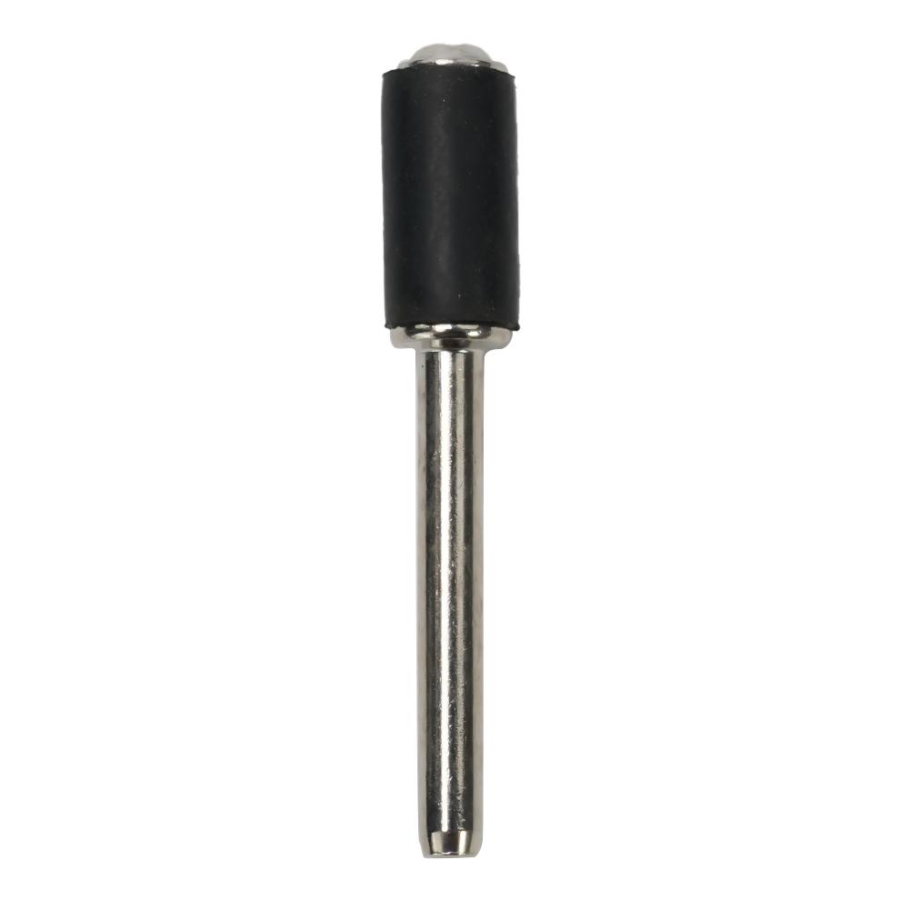 5pcs Rubber Mandrel Drum Rubber Mandrel 3.17mm Shank Drum Sanding Sandpaper Rubber Drum Mandrel For Rotary Tool Dremel Access