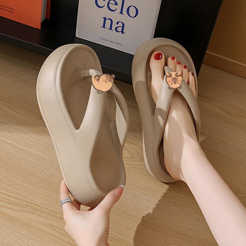 Nuove ciabatte da donna in EVA con suola spessa, infradito a infradito, da bagno antiscivolo, estive, da esterno, rialzanti, da mare, da spiaggia