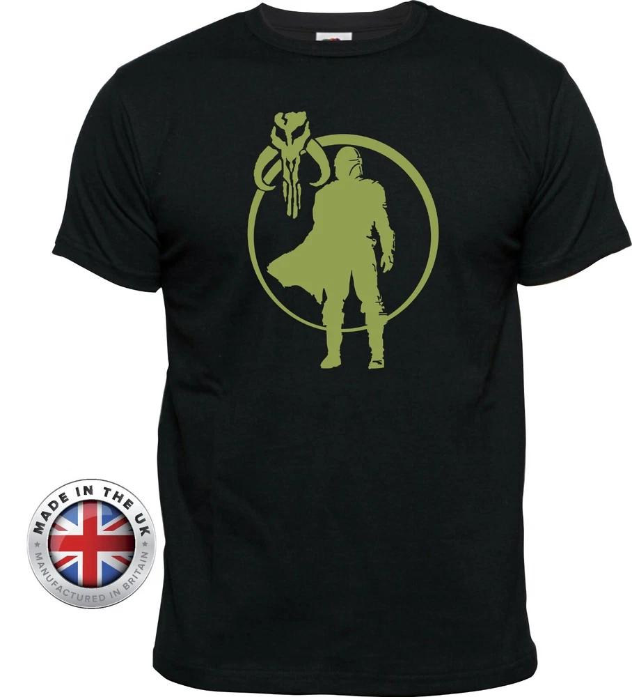 Star Wars Tshirt Unisexdalorian Bounty Hunter Unisex And Ladies Fitted Black Tshirt S