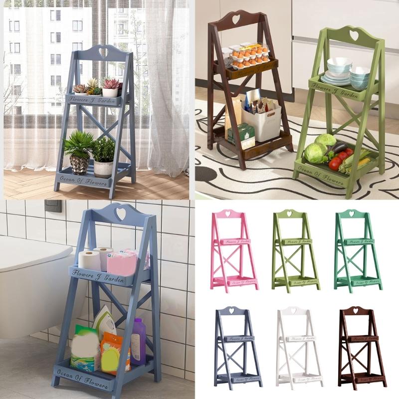 Contemporary Floor Standing Shelf Multi Layer Plant Holder Rack Easy Assembly Storage Shelves for Home and Office