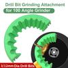 10in1 ABS Drill Grinder Support Multifunctional Grinding Attachment  for 100 Angle Grinder