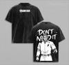 Vinland Saga Thorfinn Dual Daggers Norse Knot Graphic Acid Wash Unisex Heavyweight Cotton Oversized Streetwear T-Shirt