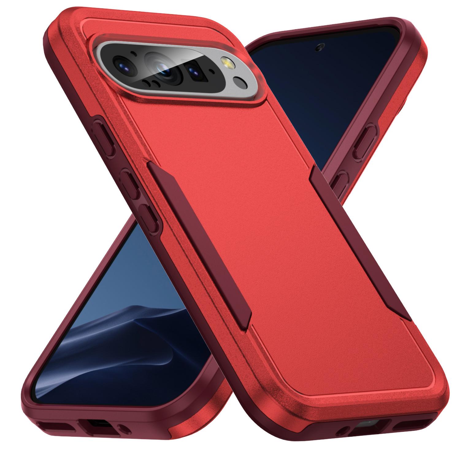 

Shockproof Hybrid Dual Layer Phone Case for Google Pixel 10 9 Pro XL 9A 8 Pro 7 7A 7 Pro 6 6A 6 Pro Armor Matte Protection Cover Google Pixel 6a