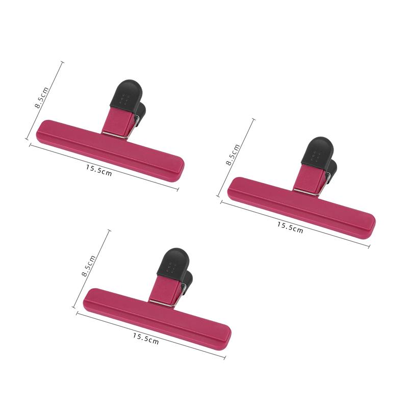 1/3pcs Portable Silicone Food Bag Clips – Kitchen Storage & Travel Essential for Sealing Snacks, Coffee, and Pet Food