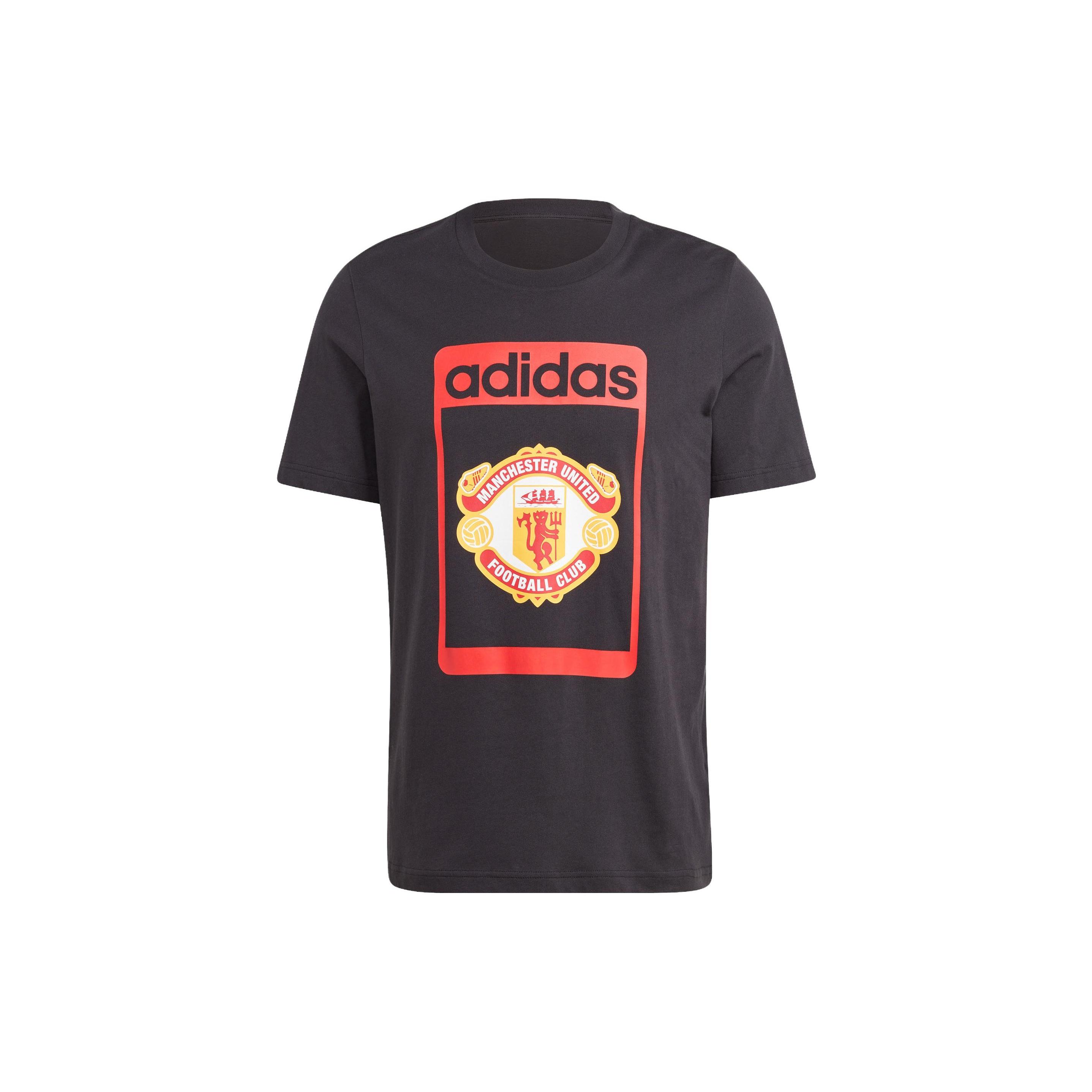 adidas Manchester United OG Graphic T-shirt Asia Sizing  Black  Men s IP5551 M