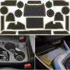 Center Console Liner For Subaru Crosstrek Accessories 2024 2025 2026, For Impreza Cup Holder Mat, Coaster Trim, Non-Slip Dust Interior, Door Slot