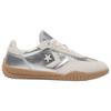 Converse Run Star Trainer Metallic Canvas Unisex Sneakers Silver Dull-Silver Vintage-White A15189C