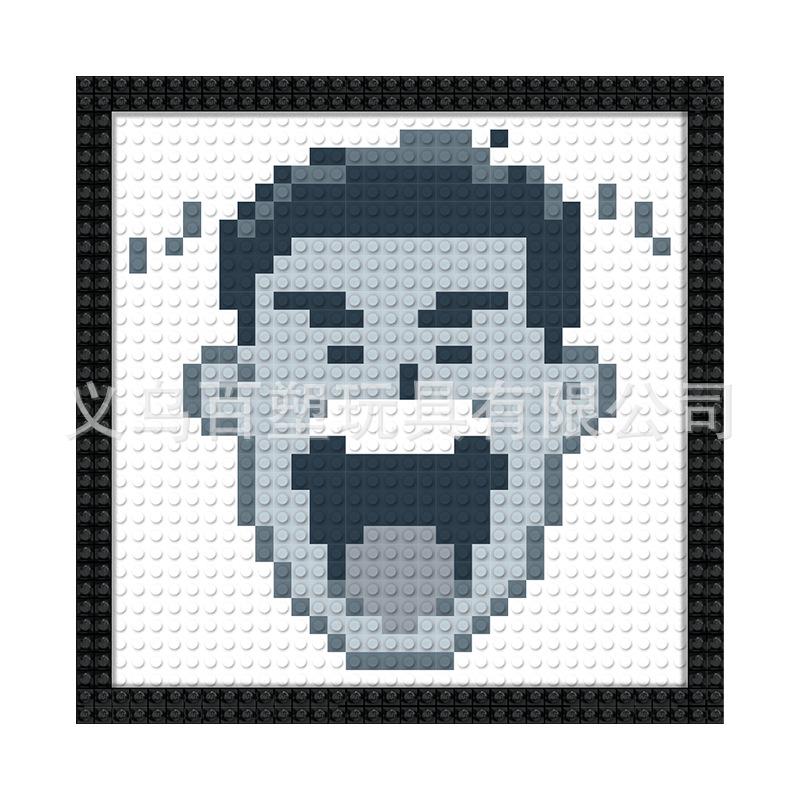 Laughing Out Loud 32x32 Pixel Art Building Block DIY Home Decoration