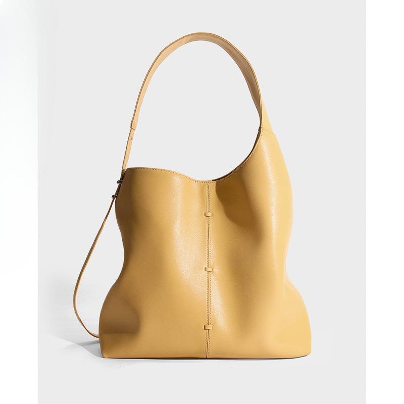 Genuine Leather Women's Bag Niche Tote Bag Large-capacity Crossbody Bag Women's Commuting Handbag