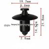 Compatible Push-Type Rivets for Toyota/Nissan Models: 67771-52010-1, 67715-20100, 67715-20100G.