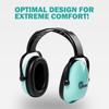 EZARC Soundproof 30dB SNR Foldable Earmuffs for Children and Ideal for and Relieving Hearing Noise Reduction Earmuffs, Reduction, Students, Sleeping,