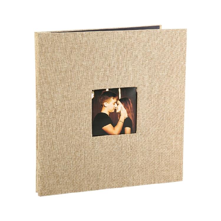 Album Fotografico Pagine Adesive Scrapbook Album per Foto Copertina in Lino Fai da Te Album 40 Pagine per Regalo Famiglia Matrimonio