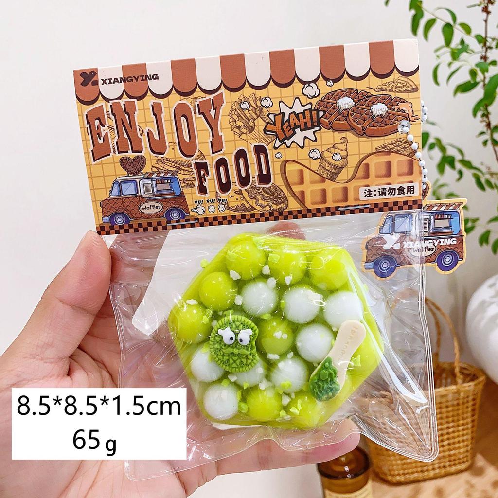Food squeezing toys, soft and sticky with slow rebound, squeeze and relax jelly stress relief toys, for children and adults.
