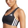 Adidas Powerreact 3-Stripes Comfortable Breathable Casual Sports Bra Women Underwear Black White JH1420