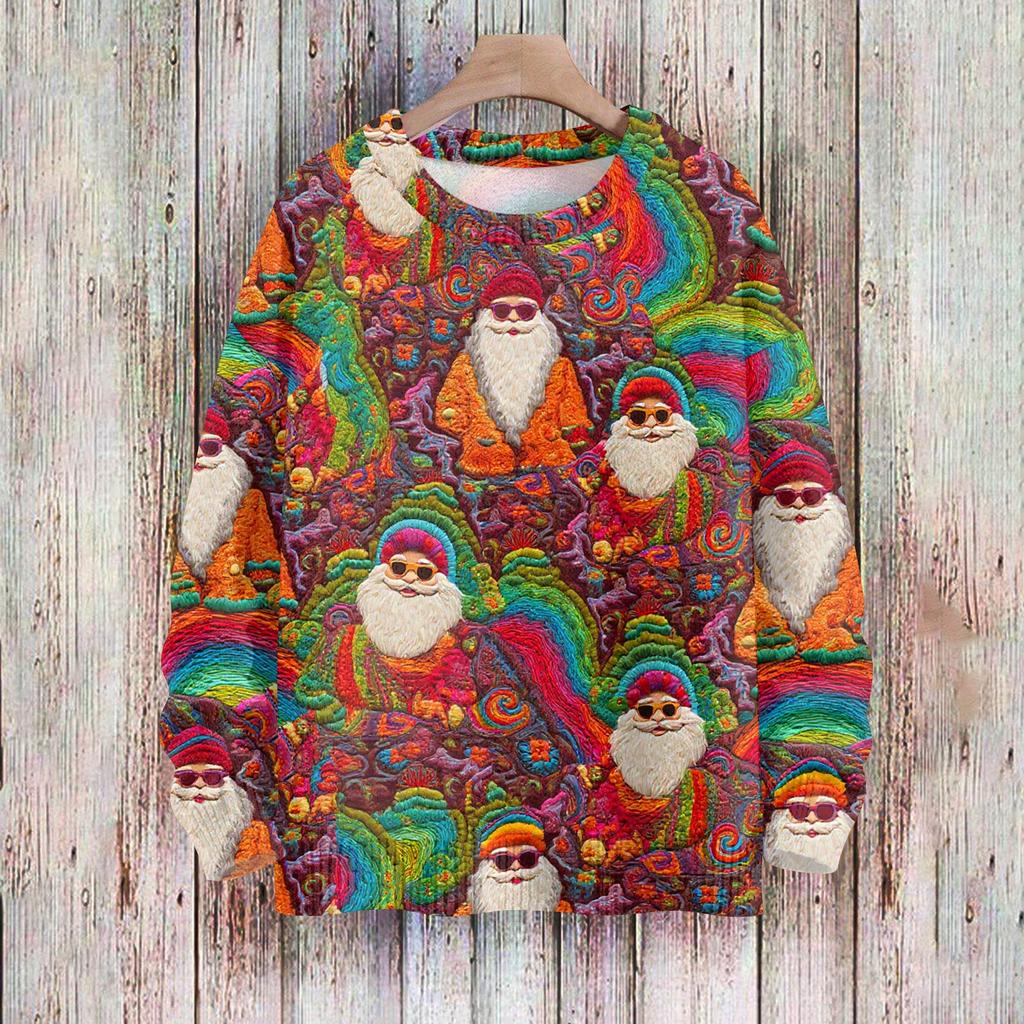 Christmas Sweatshirts For Women Knit Sweater Cute Shirt Fall Crewneck Pullover Tops
