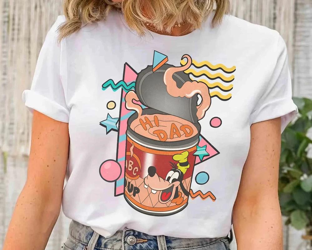 A Goofy Movie Shirt Funny Max Goof And Goofy Hi Dad Soup Tshirt S