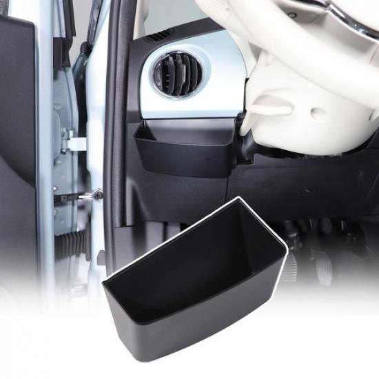 Interior Left Side Steering Wheel Storage Box Tray For Fiat 500 2010+