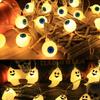 Halloween Eyeball Pumpkin Ghost Horror Lights DIY LED Hanging String Lights Battery Powered Indoor Outdoor Festival Party Decor