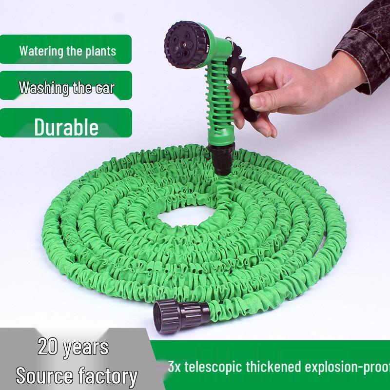 

Телескопический шланг для воды европейского стандарта: Автомойка высокого давления, полив сада, уборка полов 25FT Red