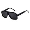 Oversized Square Sunglasses for Men Classic Luxury Brand Trendy Metal Big Frame Goggles Eyewear Stylish Sun Glasses