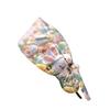 Berretto da lavoro alla moda con stampa, Berretto casual da donna con coda di cavallo, Berretto da lavaggio, Berretto Baotou