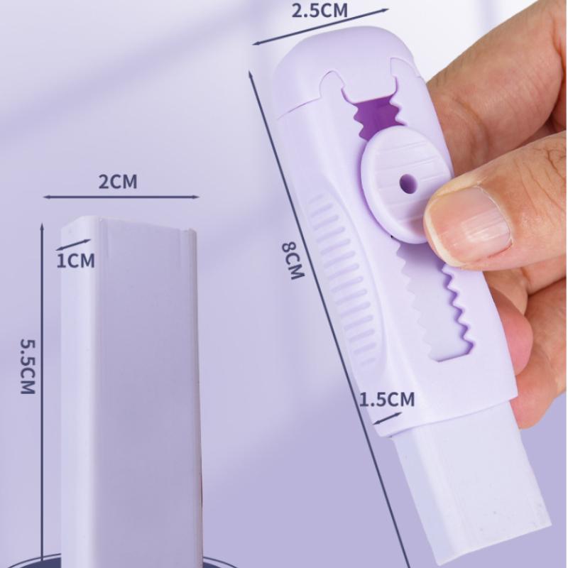 1 szt. gumka do mazaków Push-Pull do rysowania, pisania i rysowania - nieścierna, łatwa do przesuwania, artykuły szkolne i biurowe