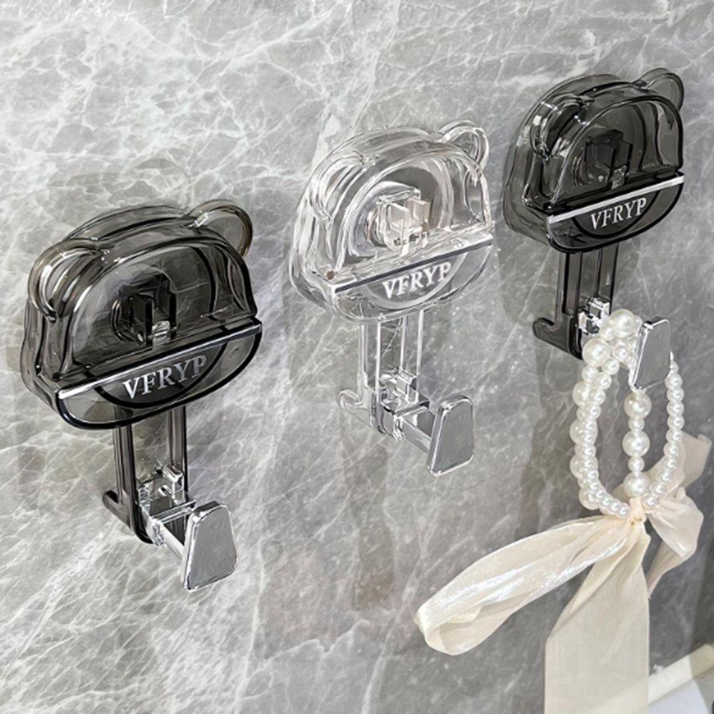 Wall Hanging Door Wall Vacuum Hooks Plastic Clothes Hangers Strong Suction Cup Hooks for Household