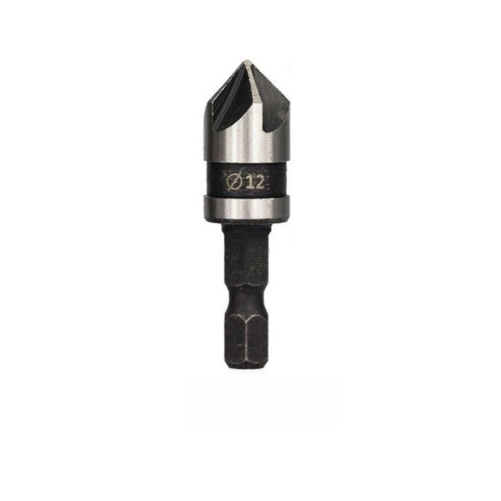 Degrees Deburring Woodworking Hex Shank Hole Opener Countersink Chamfering Tool Chamfer Drill Bit