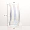 OLOEY Striped Crescent Glass Cup