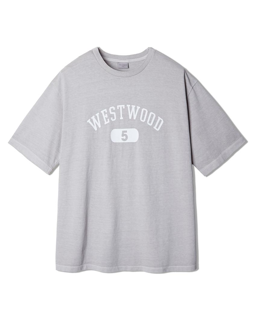 HOOVES Pigment Washed Graphic Short Sleeve T-Shirt [Cement]