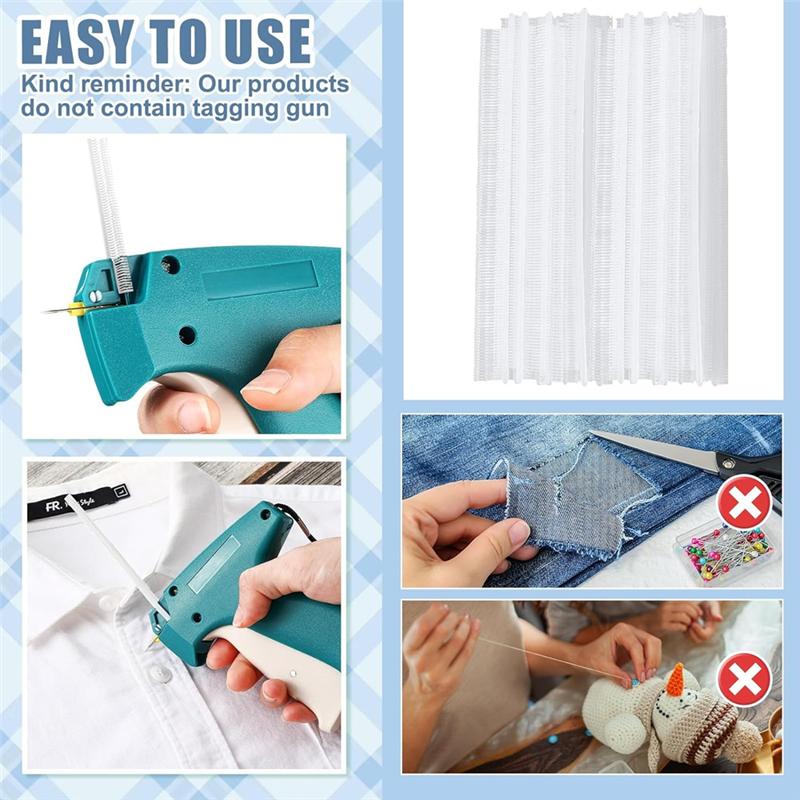 Good-Micro-Type Tagging Gun Fasteners Kit 0.13In Tag Gun Refills 0.18In Fine Tagging Barb 0.21In Fastener For Stitch Tag Gun