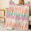Lightweight Flannel Blanket Soft Skin-Friendly Gradient Design, Cozy for Home, Windowsill Decor, Ideal for Christmas & Halloween