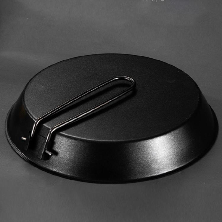 3Pcs Portable Frying Pans with Removable Handle Nonstick Skillets Light Weight Grill Pans Cookware for Camping Travel