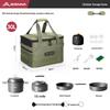 Outdoor Camping Stove Storage Bag with Pot Set