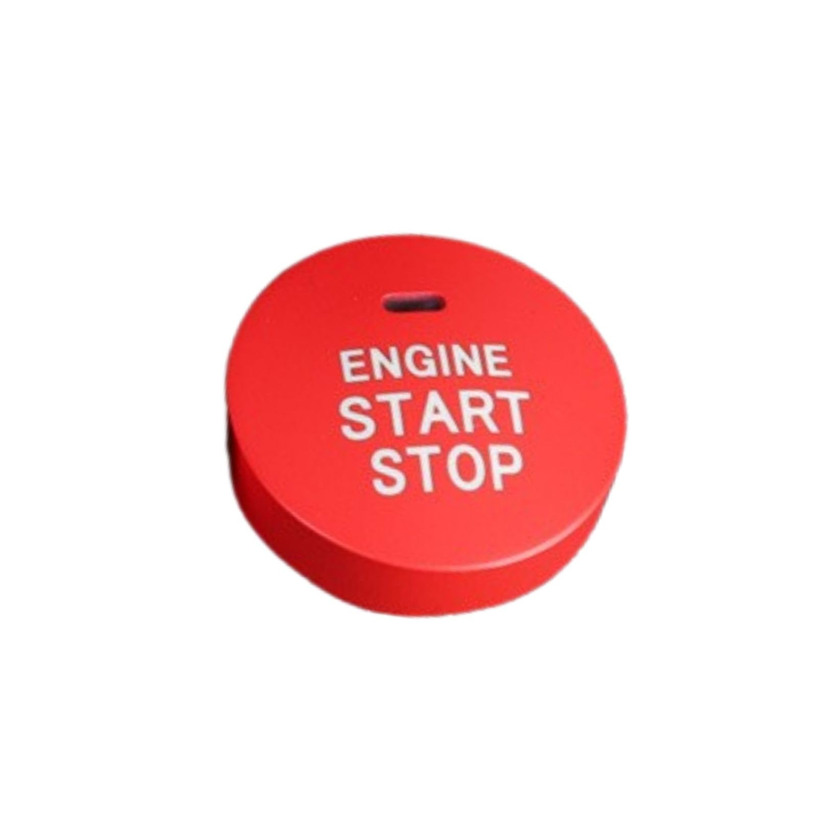 

SCGEHA Engine Start Button Cover Push Switch Button Cover Toyota Lexus Subaru Red Replacement Compatible (With LED Holes)