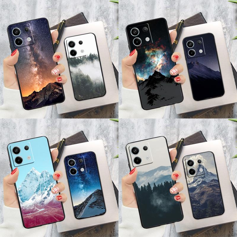 Beautiful Nature Forest Mountain Case For Xiaomi Redmi Note 13 Pro 14 12 11 9 10 9S 10S 11S 12S Redmi 13C 10C 12C 14C Cover