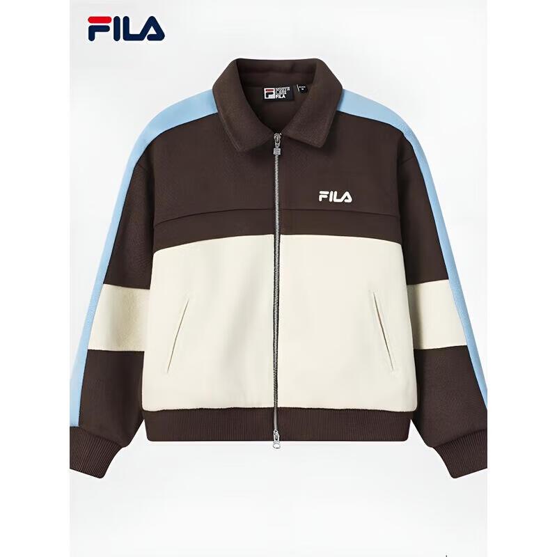Fila Women's Yang Mi Co-branded Colorblock Woolen Jacket