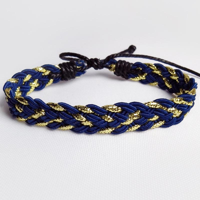 Bracelet Tissé Fait Main Série Originale: Bijoux de mode de rue élégants et personnalisés.