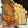 Women S 70cm Square Silk Like Scarf Spring Versatile Fashion Neck Scarf
