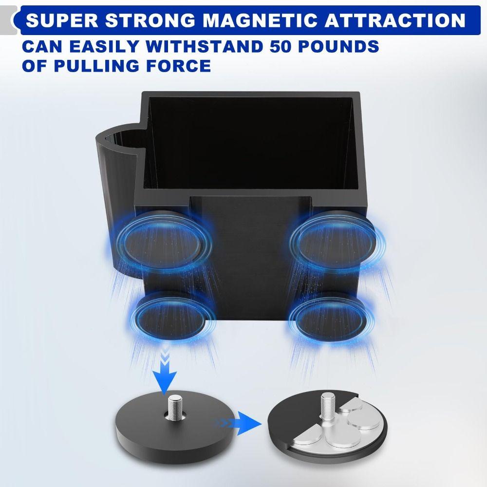 Black Magnetic Additive Holders Anti-lost Diesel Additive Container for 16 Oz Squeeze Bottle