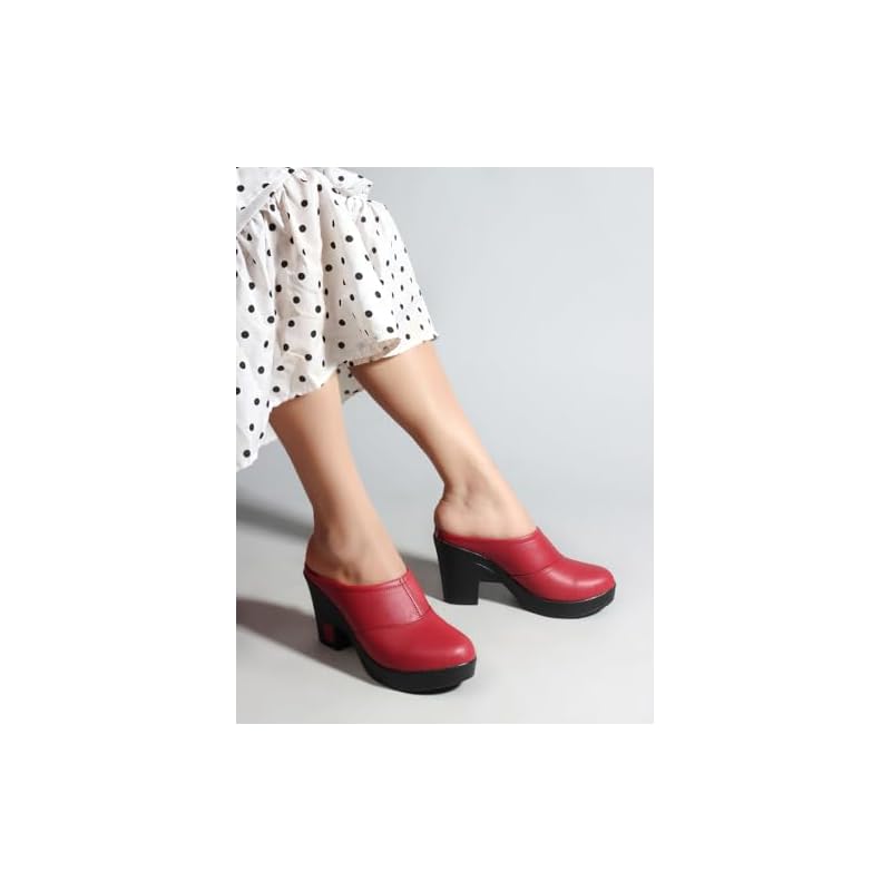Shoetopia Stylish Smart Casual Cherry Pumps For Women & Girls /Eu40