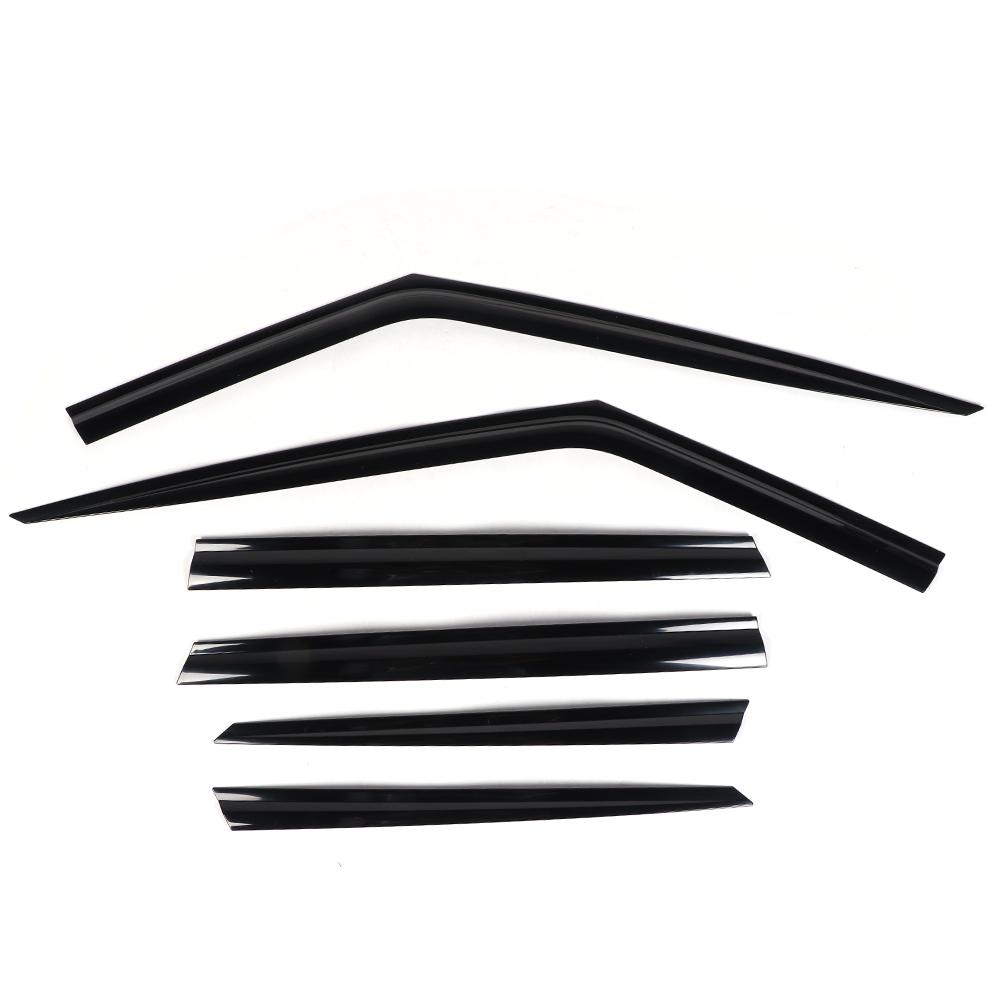 6Pcs Window Vent Visor Black ABS Deflectors Fit for Range Rover Sport 2013?2019