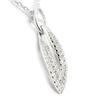 Altesse [H3377] - White 'Goddess' Silver Necklace