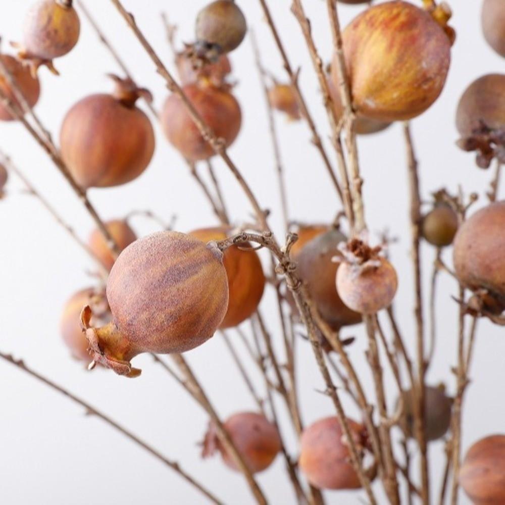 8 Fruit Artificial Pomegranate Branch Realistic Handmade Foam Fruits Branches Plastic Decorative Fake Plants